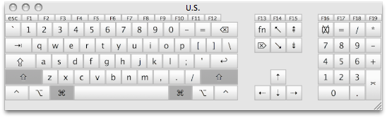 Keyboard & Character Viewer